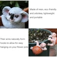 thumbnail image 5 of Pearlead Resin Animal Hugger Plant Hangers 2 Count, 5 of 5