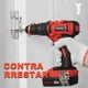 thumbnail image 3 of Taladro Rotomartillo Teeno ATS-714 Con Estuche Y Batería 2ah Negro y Rojo, 3 of 5