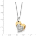 thumbnail image 2 of Sterling Silver & Gold-plated Blessed Beyond Measure 18in Necklace 18 Inch, 2 of 3