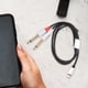 thumbnail image 3 of Cable de repuesto Leifggao USB C a audio dual de 1/4" (1 m), cable convertidor para equipos de audio, 3 of 6
