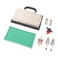 thumbnail image 1 of Lawn Mower Parts, Lawn Mower Air Filter Set Exquisite Craftsmanship Wide Compatibility 499486 Easy To Install  for Replacement, 1 of 7