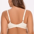 thumbnail image 2 of MELENECA Women's Minimizer Seamless Unlined Comfortable Plus Size Underwire Bra Off White 42E, 2 of 6