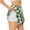 White, variant on Happy Watermelon Printed 2 in 1 Women's Workout Shorts for Athletic Gym Running Shorts with Phone Pockets-XX-Large