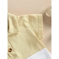 thumbnail image 6 of GXFC Toddler Baby Boys Summer Outfits Infant Boys Short Sleeve Lapel Shirt Tops+Shorts Set Casual Clothes 2Pcs 0-3T, 6 of 8