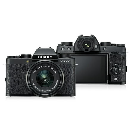 Fujifilm X-T100 Camera with XC15-45mm F3.5-5.6 OIS PZ Lens,