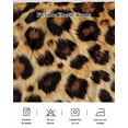 thumbnail image 5 of Fashion Wild Style Bed Skirt Vintage Brown Leopard Print Bed Skirts Queen Size 18 Inch Drop, Wrap Around Dust Ruffle&nbsp;Bedskirt with Adjustable Elastic Belt for Queen Size Beds, 5 of 7