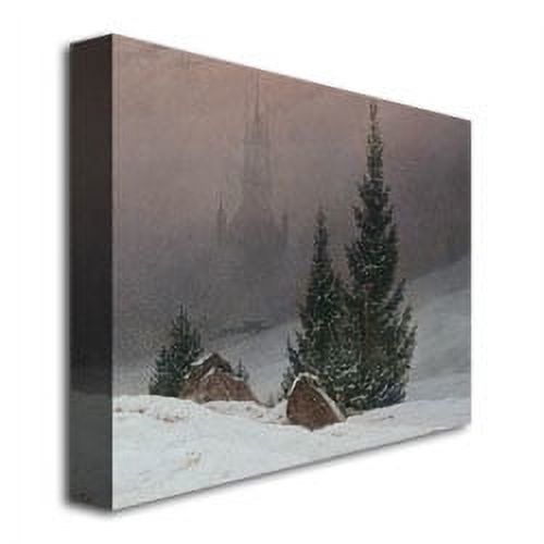 Trademark Fine Art "Winter Landscape" Canvas Art by Caspar Friedrich