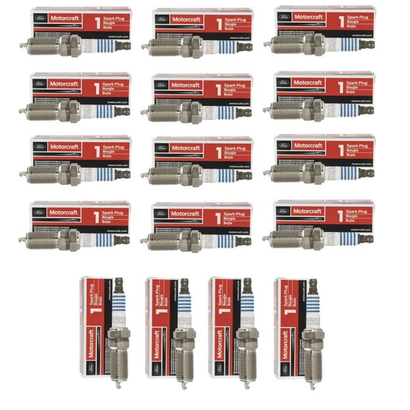16 Piece Motorcraft SP526 Engine Ignition Spark Plug Set for Ford 6.2L V8