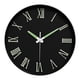 thumbnail image 2 of Reloj de pared que brilla en la oscuridad, relojes decorativos, números luminosos, reloj para Estilo E, 2 of 9
