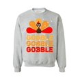 thumbnail image 1 of Awkward Styles Thanksgiving Crewneck Gobble Turkey Sweatshirts, 1 of 5