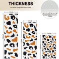thumbnail image 4 of White and Orange Of Leopard Print Kitchen Rugs Sets Of 3,Kitchen Runner Rugs Non Skid Washable,Decorative Kitchen Floor Mats for Kitchen,Sink,Laundry,17"x30"+ 17"x47" + 17"x59", 4 of 6