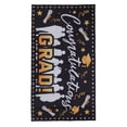 thumbnail image 2 of Pancarta de graduación de 71 x 38 pulgadas, tela de poliéster duradera, resistente a la decoloración, 4 ojales, fácil instalación, pancarta de felicitaciones para fiesta C, 2 of 14