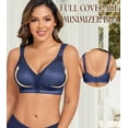 thumbnail image 5 of Curyon Women's Minimizer Bra Comfort Non Padded Wireless Full Figure Plus Size Bras,48C, 5 of 6