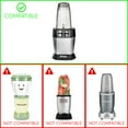 thumbnail image 5 of 18 oz Cup Replacement Part 427KKU450 Compatible with Nutri Ninja Auto-iQ BL480 BL640 CT680 Blenders, 5 of 5