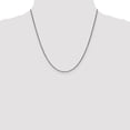 thumbnail image 4 of 14K White Gold Spiga Wheat Chain Styles Necklace 1.4 mm Solid D/C 20 inch, 4 of 4
