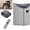 Grey, variant on Space Heater Mat, Under Desk Space Heater Mat, Quiet Electric Spaces Heaters with Blanket, Rollable Timer Quick Heating Spaces Heaters with 8 Heat Levels Over-Heat Protection for Home Office