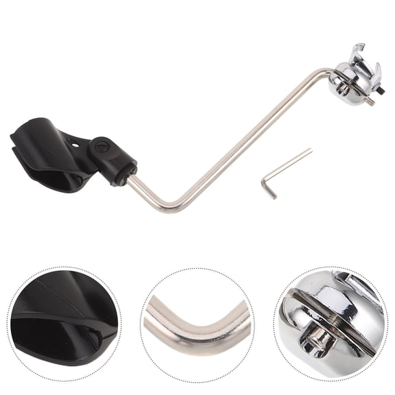 Uonlytech Lightweight Drum Microphone Clip with Shock Absorber for , Multi-Color Design
