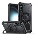thumbnail image 1 of For Samsung Galaxy S23 S22 S21 Ultra S23 Plus Case Metal Kickstand Magnetic Case , Heavy Duty Bumper Shockproof Phone Case, 1 of 5