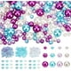 thumbnail image 1 of 200 perlas para rellenar jarrones, sin agujero, de plástico, tipo lentejuelas, para velas de agua y centros de mesa., 1 of 5