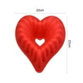 thumbnail image 5 of Zhaomeidaxi Food Grade Silicone Heart Molds,3D shaped Baking Pan with  Heart Shape Non-Stick 1/2/3-Pack Silicone Molds for Chocolate, Candy, Jelly, Ice Cube, Muffin (Random color), 5 of 9