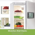 thumbnail image 3 of Termómetro digital inalámbrico con alarma para congelador, refrigerador, hogar, interior y exterior, 2 sensores pies, 3 of 5