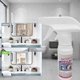 thumbnail image 1 of Espuma limpiadora para baños | Eliminador de cal en espuma para mamparas de ducha, acero inoxidable, bañeras y azulejos | Limpiador multiusos para baño y cocina | Botella de 60 ml, 1 of 9