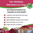 OLEWO Dehydrated Red Beets Skin & Coat Dog Food Toppers, Dog Vitamins