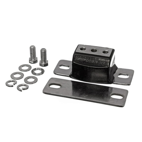 Energy Suspension Chrome Gm Trans Mount - Black Fits select: 1994-1998 CHEVROLET GMT-400, 1990-1998 CHEVROLET BLAZER