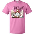 thumbnail image 3 of Inktastic Joy to the World Christmas Gnomes T-Shirt, 3 of 5