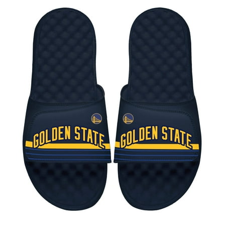 

Men s ISlide Navy Golden State Warriors Stripe Statement Design Slide Sandals