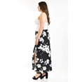 thumbnail image 2 of Short falda con aberturas Roman Fashion /Tallas Extras, 7050, (Negro flor) negro 36, 2 of 6