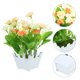 thumbnail image 3 of 2 juegos de plantas en maceta falsas, bonsái, decoración de plantas artificiales, plantas artificiales en maceta, plantas de imitación, 3 of 5