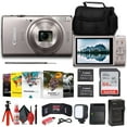 thumbnail image 1 of Canon PowerShot IXUS 285 HS Digital Camera 12x Zoom Silver Bundle 64GB Kit (International Model), 1 of 4