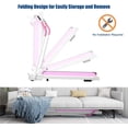 thumbnail image 2 of YY Style Folding Treadmill for Home, Slim Compact Running Machine Portable Electric Exercise Foldable Treadmill Workout for Small Apartment Home Gym Fitness Jogging Walking, No Installation, 2 of 8