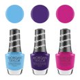 thumbnail image 2 of Morgan Taylor Clueless Collection Nail Lacquer Polish Manicure 3 Color Set (Violet, Blue, Pink), 2 of 5