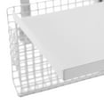 thumbnail image 2 of Manor Park Adjustable Metal Bunk Bed Shelf - White/Mesh, 2 of 6