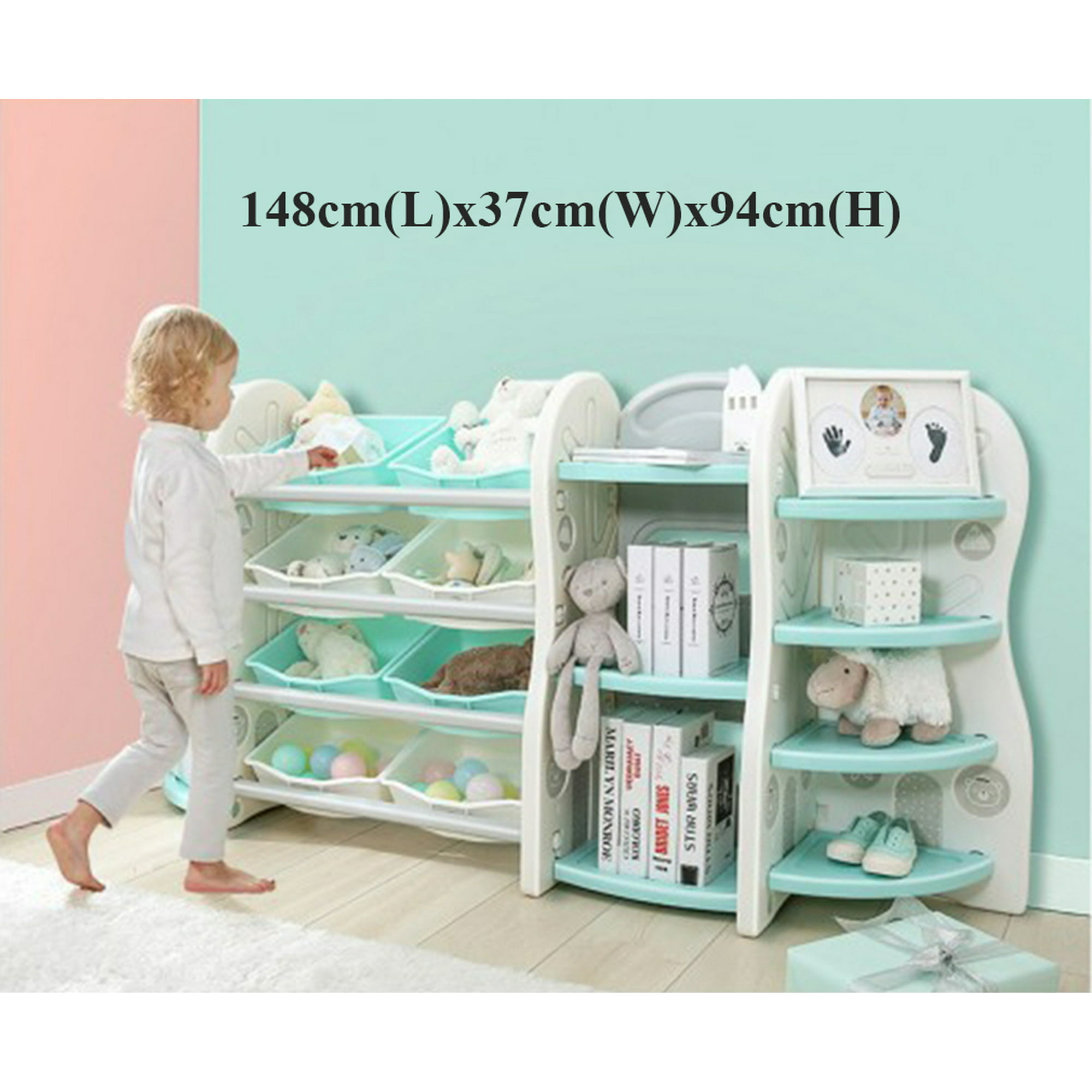 Toytexx High Quality Kids Baby Storage Organizer Bookshelf Corner