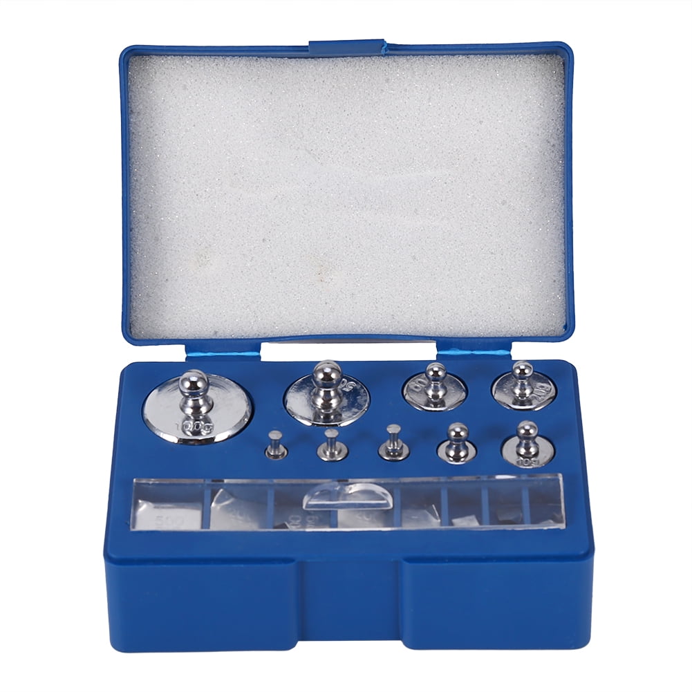 17Pcs 211.1g 10mg-100g Grams Precision Calibration Weight Set Test Jewelry Scale Weight Test Scale Set,Steel Scale Weight 
