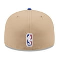thumbnail image 4 of Men's New Era Tan/Royal Golden State Warriors 2024 NBA Draft 59FIFTY Fitted Hat, 4 of 6