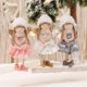 thumbnail image 2 of Paquete de 3 adornos colgantes de ángel alado para árbol de Navidad, decoración para el hogar, 2 of 5
