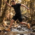 thumbnail image 7 of Trgacdwlo Mens Cargo Shorts Multi Pockets Elastic Waist Mens Shorts Athletic Hiking Running Summer Breathable Casual Shorts for Men Black XXXL, 7 of 7