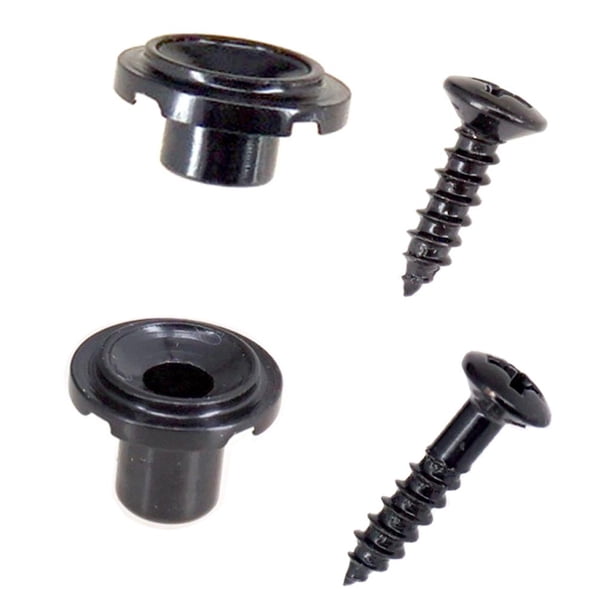 Retenedor de árbol de guitarra eléctrica shamjiam 2 piezas Negro
