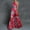 Hot Pink, variant on Fshaion Sunmmer Dress for Women 2024 Plus Size Collar Color Contrast Long Skirt With Patchwork Off Shoulder Printed Dress Clearance Under 10!