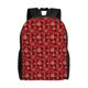 thumbnail image 1 of Disketp Snowflakes On A Buffalo Plaid Mochila Unisex de Apertura Lateral Completa, Mochila para Laptop para Escuela, Trabajo y Viajes, 1 of 8