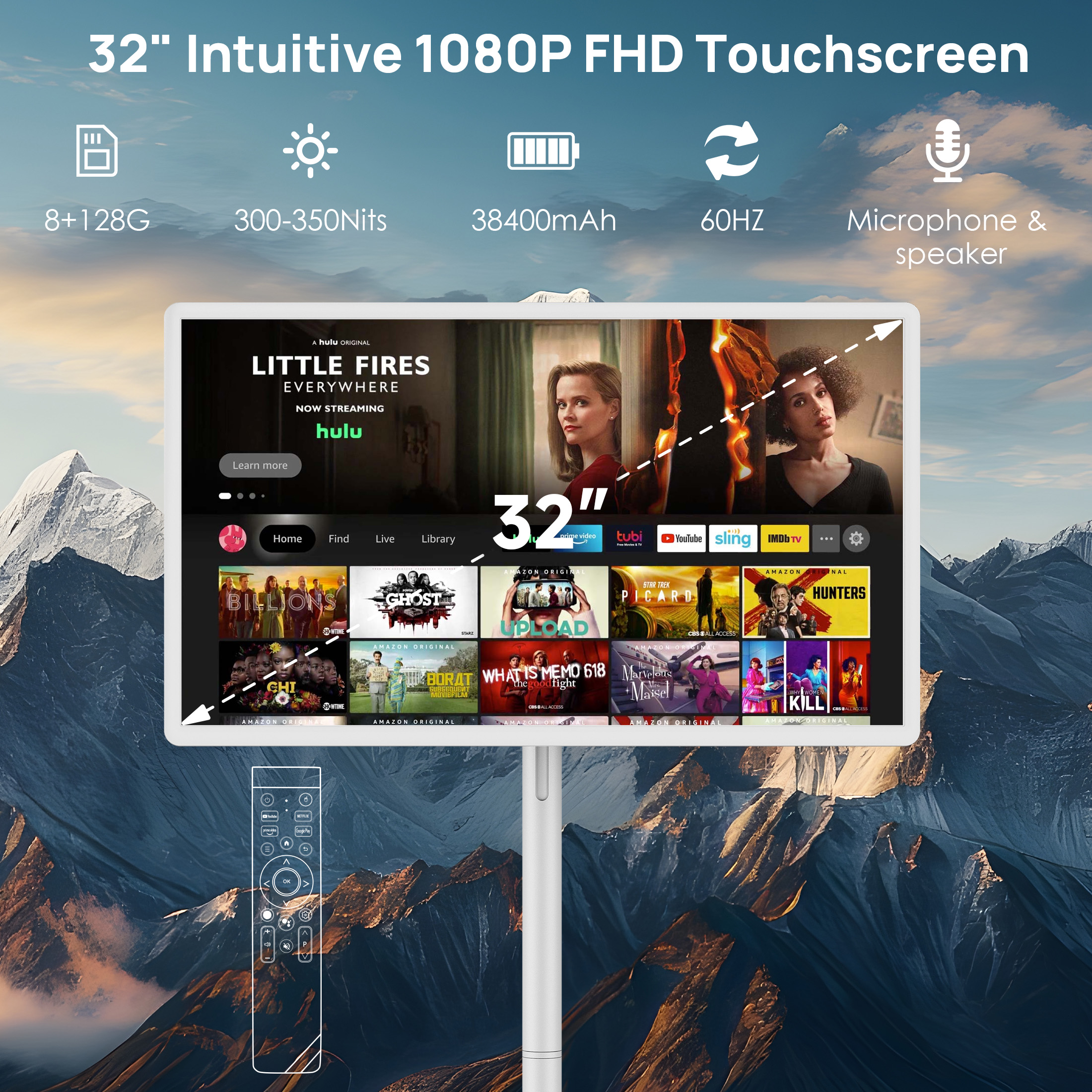 Siaviala 32" Portable Smart TV with Touch Screen photo 7