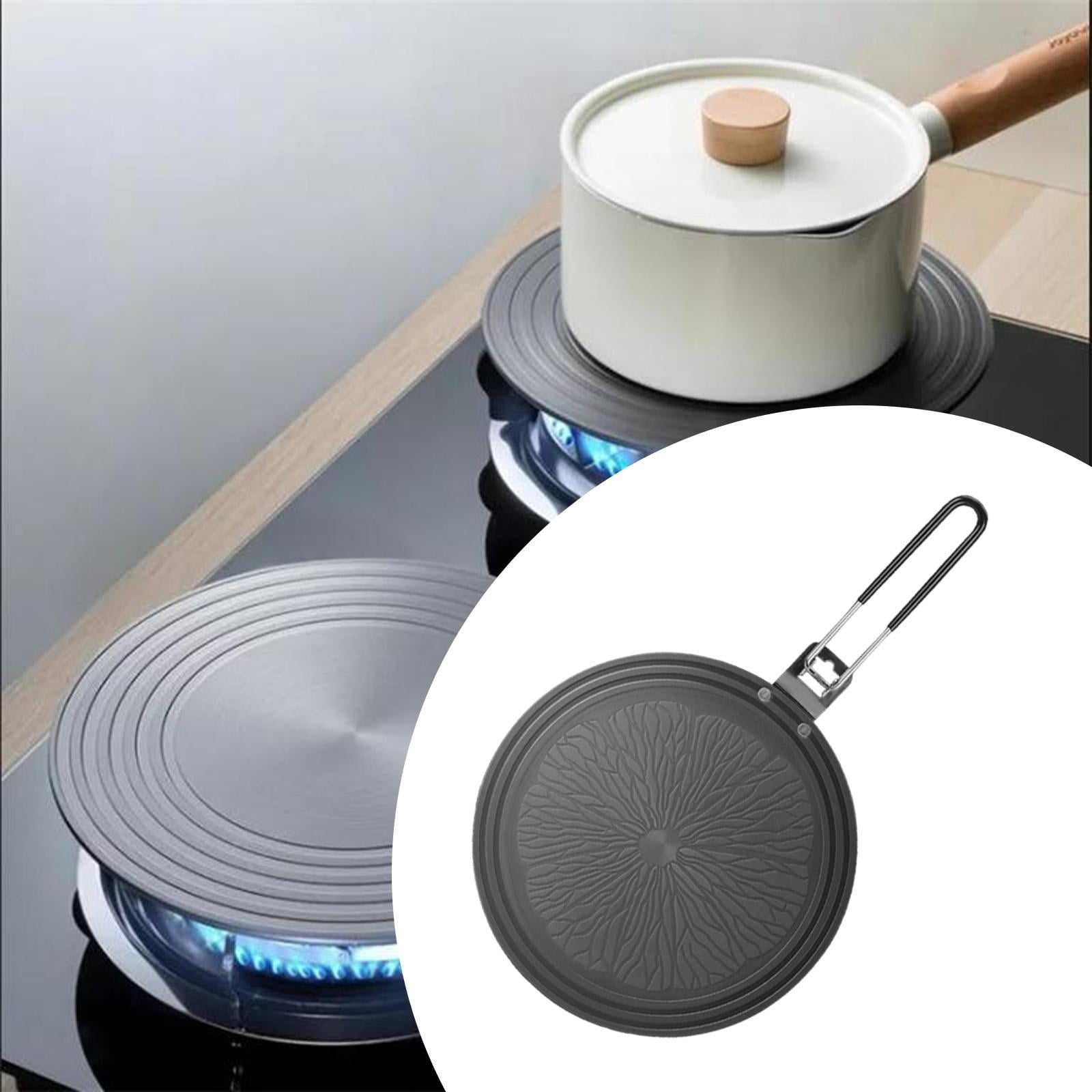 Fiocias Gas Stovetop Heat Diffuser Plate Heat Diffuser for Gas Electronic Heat Plate for dia 24cm