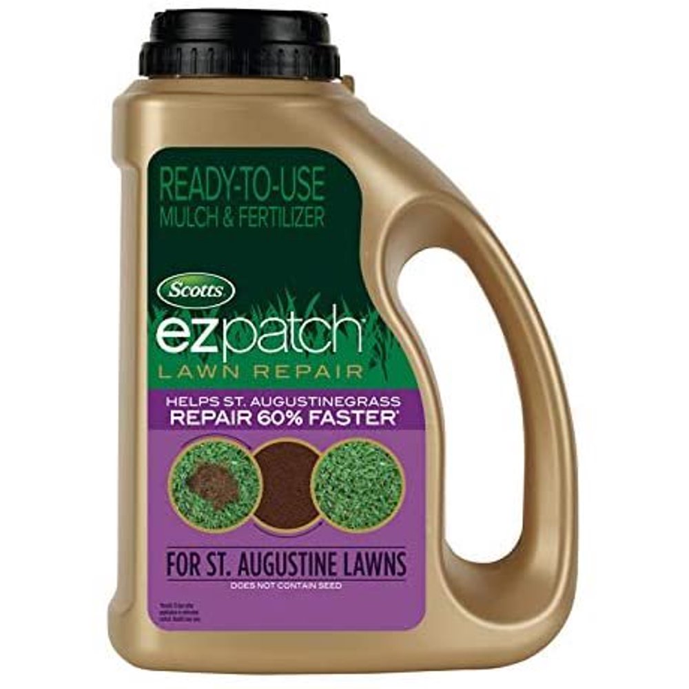 Scotts EZ Patch for St. Augustine Lawns Fertilizer and Mulch 3.75 85 sq