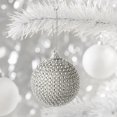 thumbnail image 6 of Rhinestone Pearl Christmas Ornament,Bling Glitter Hanging Decor,Elegant Sparkling Xmas Tree Mantel Window Holiday Decor,D, 6 of 7