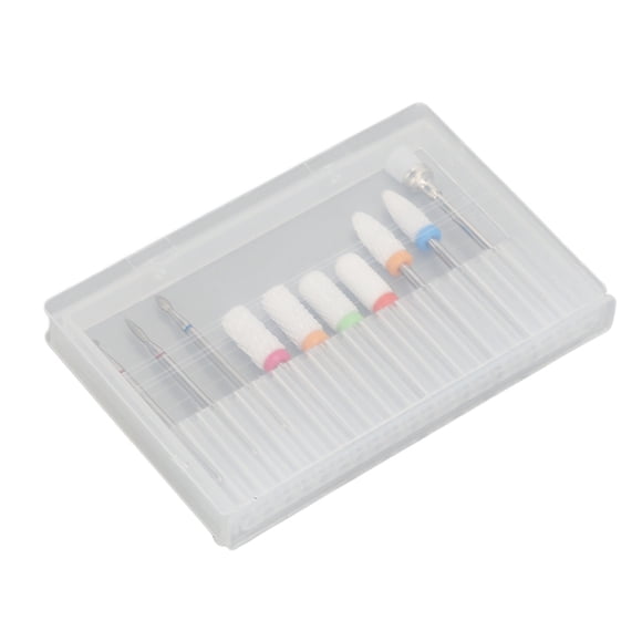 Brocas de Taladro de Unas, Gel de Tungsteno Fino de Alta Resistencia Gel de Cerámica Gel de Taladro de Umas