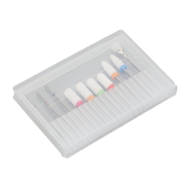 Juego de brocas acrílicas para uñas 10 Uds carburo de tungsteno cerámica eliminación rápida grano fino Kit de brocas para uñas de gel acrílico para manicura y ANGGREK Otros